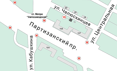Карта расположения